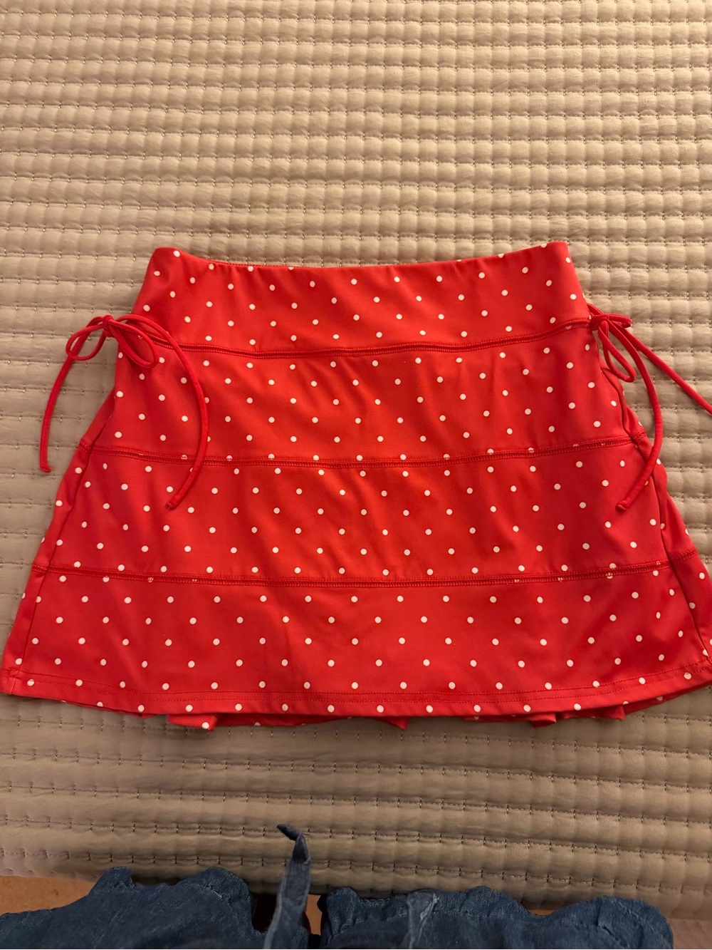 Red Polka Dot Women's Skort